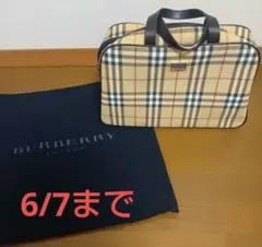 Burberry バーバリー ノバチェック ガーメントバッグ レディース