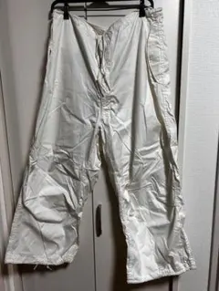 米軍スノーカモパンツ　白色覆い　ヴィンテージ　軍パン