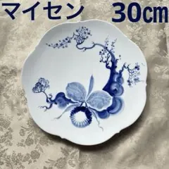 【美品】マイセン　コバルトブルー　プレート★送料込み 美しさを際立たせるマイセンプレート（コバルトブルー） - 貴人