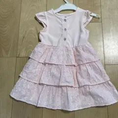 anyFAM ピンク ノースリーブ ワンピース　ボレロ付き