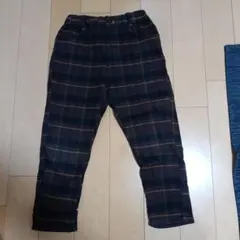 ブランシェス　チェック柄 ロングパンツ 120cm