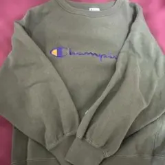 Champion オリーブ色 スウェット