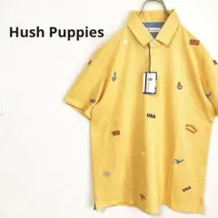 Hush Puppies 吸水速乾クレイジーパターン 半袖ポロシャツ M - メルカリ