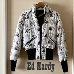 【値下げ可能】Ed Hardy エドハーディ　ダウンジャケット 2025年最新】Ed Hardy レディース ダウンジャケットの人気