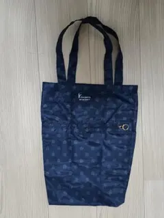 Kanana project ネイビー折り畳みエコバッグ