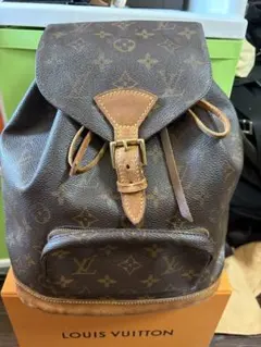 LOUIS VUITTON モノグラム リュックサック✳︎内側の紐は既製品でない 