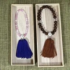 タッセル付き数珠2点セット