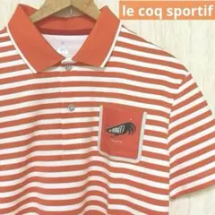 美品【ルコック スポルティフ 】デサント　半袖ポロシャツ　ゴルフウェア　M