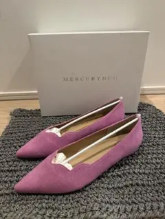 新品MERCURYDUOマーキュリーデュオ スカラカットパンプス グレープ