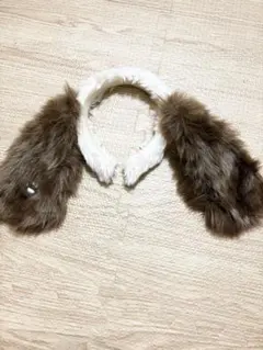 USJ スヌーピー 茶色 耳付き カチューシャ