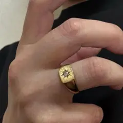リング 指輪 刻印ありK18ダイヤ全9g 編み込み ボリューム 中古 - メルカリ