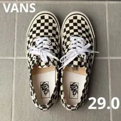 VANS オーセンティック 44DX チェッカー 黒 白 アナハイム 29.0