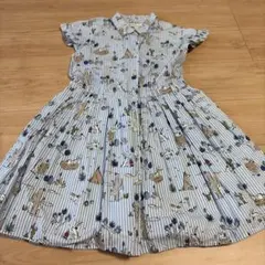 Kate Spade 動物柄 ノースリーブワンピース 150 美品