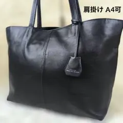 ✨極美品✨ グリーンレーベルリラクシング トートバッグ レザー 肩掛け A4 紺