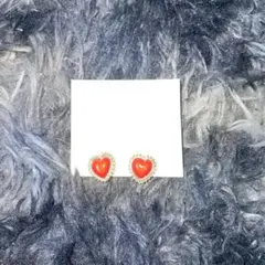 ハート　イヤリング