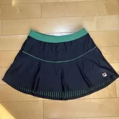 FILA テニス スコートLサイズ　 ネイビー×グリーンのサムネイル