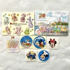 【非売品】シール　リーフレット　ディズニー　ダッフィー20周年 スティッチ