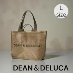 DEAN＆DELUCAディーン&デルーカ メッシュ トートバック ゴールドL