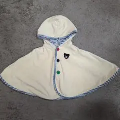 mikihouse DOUBLE Bフード付きポンチョ