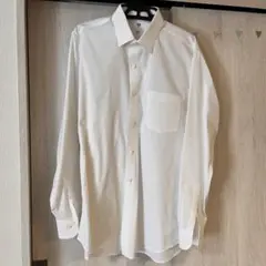 ユニクロ　レギュラー襟ホワイト スリムフィット ワイシャツ XL