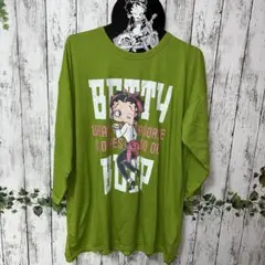 ベティ　ロンt ベティちゃん　ベティブープ　長袖 Tシャツ レディース　M〜L①