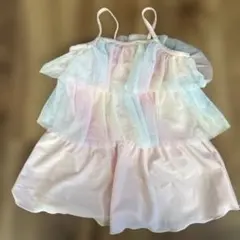 【セール】フリル付き水着 ピンクと水色　110サイズ