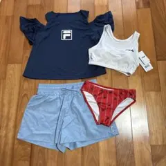 FILA 水着セット　9Ｍ　4点セット
