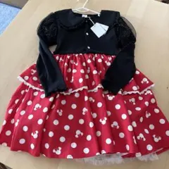 新品　しまむら　リトシー　ミニーちゃんなりきりワンピース　120cm