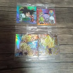 ドラゴンボール 超戦士シールウエハース 4枚セット