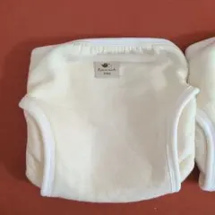 コトリワークス 布おむつカバー クリーム色 mサイズ2枚