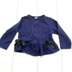 女の子　リボン　カーディガン　ボレロ　80 入園式　アプレレクール