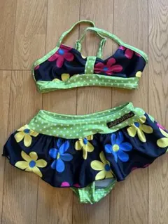 ブリーズ　プティマイン　花柄ドット柄 水着 90㎝〜100㎝
