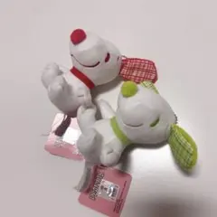 スヌーピー ぬいぐるみ ボールチェーン　マスコット 2体セット