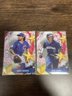 topps tokyo series 今永昇太　鈴木誠也　カード2枚　 カブス
