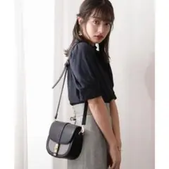 プロポーションボディドレッシング レースカフスブラウス ブラック