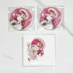 にじさんじ 早乙女ベリー 東京ドームシティアトラクションズ 缶バッジ
