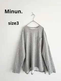 Minun. チュニックカットソー　オーバーサイズ　ゆったり