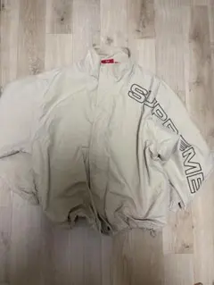 Supreme ナイロンジャケット ホワイト - メルカリ
