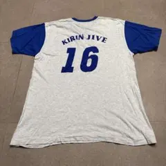 野茂英雄　NOMO 半袖　tシャツ　グレー　青　野球　ビンテージ 90sのサムネイル