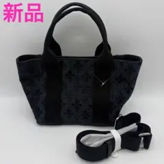 パトリックコックス トートバッグ ネイビー×フルールドリス 新品2WAYのサムネイル