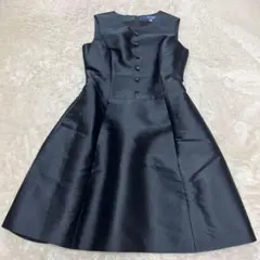 M'S GRACY　エムズグレイシー　ワンピース　黒　シルク混