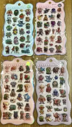 イタリアンブレインロット ボンボンドロップシール　4枚セット