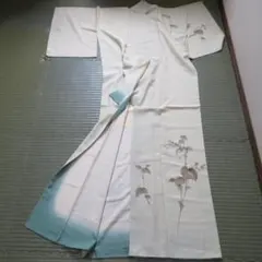 プロフ必読☆希少☆夏着物☆絽☆総刺繍☆一つ紋 - メルカリ