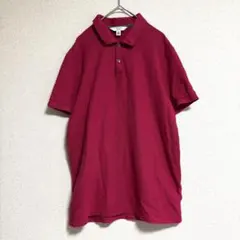 美品 カルバンクライン 半袖ポロシャツ M マゼンタピンク 赤紫 ロゴ刺繍 夏服のサムネイル