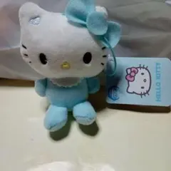 サンリオキャラクターズ パステルベビーマスコット 水色 ハローキティ