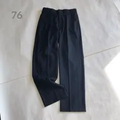 ジェイプレス　オンワード樫山ウールセンタープレススラックス サイズ76 ネイビー