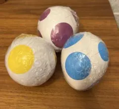ヨッシー めじるしアクセサリー ガチャ きいろ　みずいろ　むらさき
