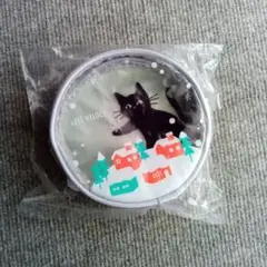 【新品未使用】カフェベローチェ スノードームポーチ 黒猫