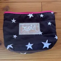 x-girl 星柄ポーチ