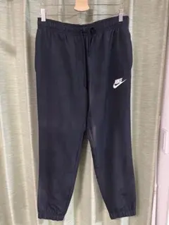 NIKE ナイキ ウーブンジョガーパンツ Lサイズ ブラック ロゴ入り メンズ